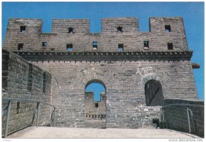 Battlements on the GREAT WALL , China , 50-70s