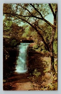 Minneapolis MN, Minnehaha Falls, Chrome Minnesota c1972 Postcard