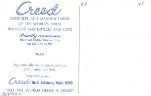 Creed Advertising Unused 