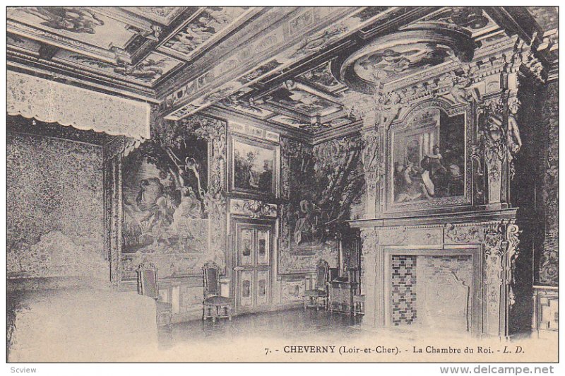 La Chambre Du Roi, CHEVERNY (Loir Et Cher), France, 1900-1910s