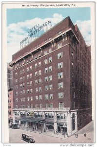 LOUISVILLE, Kentucky, 1900-1910's; Hotel Henry Watterson