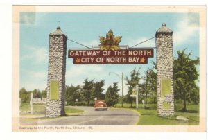Gateway Of The North, North Bay, Ontario, Vintage PECO Postcard