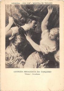 B6862 Arts Peintures Tiziano Lucretia Minacciata Da Tarquinio Vienna Accademia