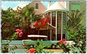 PAGET, BERMUDA   Main Entrance  INVERURIE HOTEL 1972   Postcard