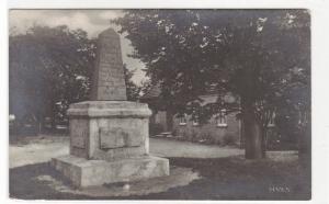 Kornung Oscar I Monument 1846-1848 Hven Sweden real photo postcard