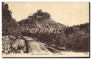 Old Postcard Eze General view