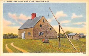 The Jethro Coffin House in Nantucket, Massachusetts Built in 1686.