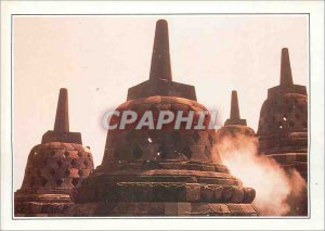 Postcard Modern Indonesia Java Borobudur Temple