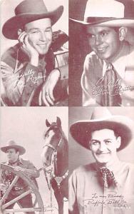 Roy Rogers, Elton Britt, Gene Auty, Buffalo Bill Jr Western Actor Mutoscope U...