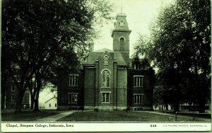 Chapel Simpson College Indianola Iowa Postcard  1910