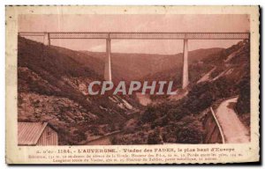 Old Postcard Auvergne The Fades Viaduct of the High Place of Europe