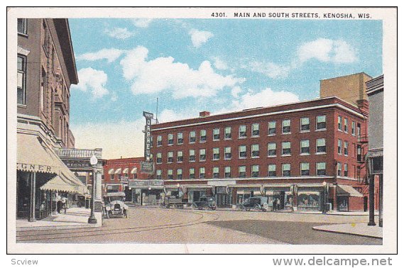 Main & South STreets , KENOSHA , Wisconsin , 00-10s