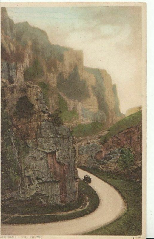 Somerset Postcard - Cheddar - The Gorge - Ref 9338A 