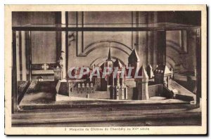 Old Postcard Model of Chateau de Chambery