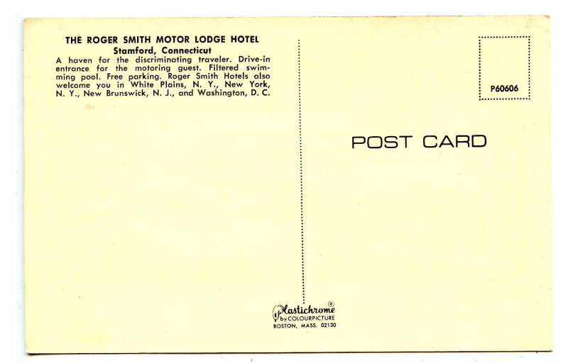 CT - Stamford. Roger Smith Motor Hotel