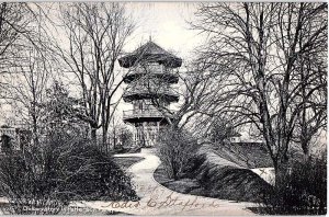 Postcard TOWER SCENE Baltimore Maryland MD AJ1879
