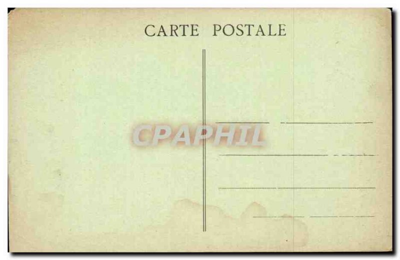 Chartres Cathedral Old Postcard The View taken place Chatelet