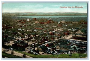 1910 Hamilton from the Mountain Ontario Canada Antique Posted Postcard
