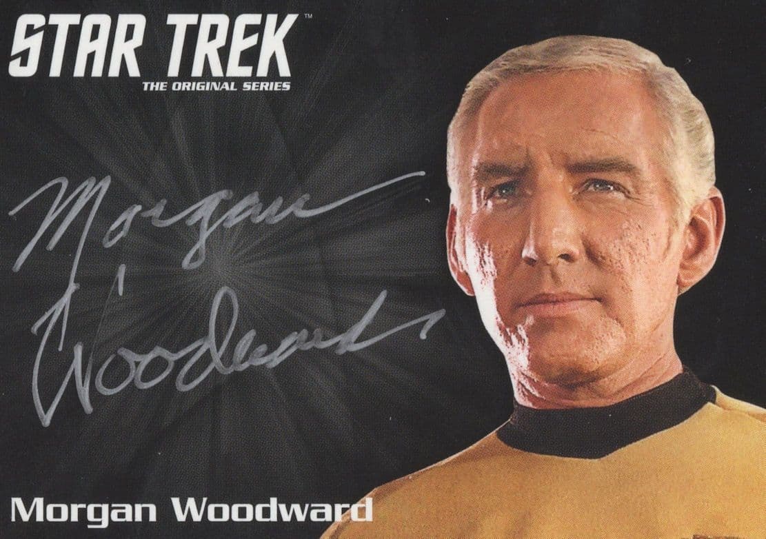 Morgan Woodward Star Trek The Original Series Autograph Card Topics Entertainment Film 