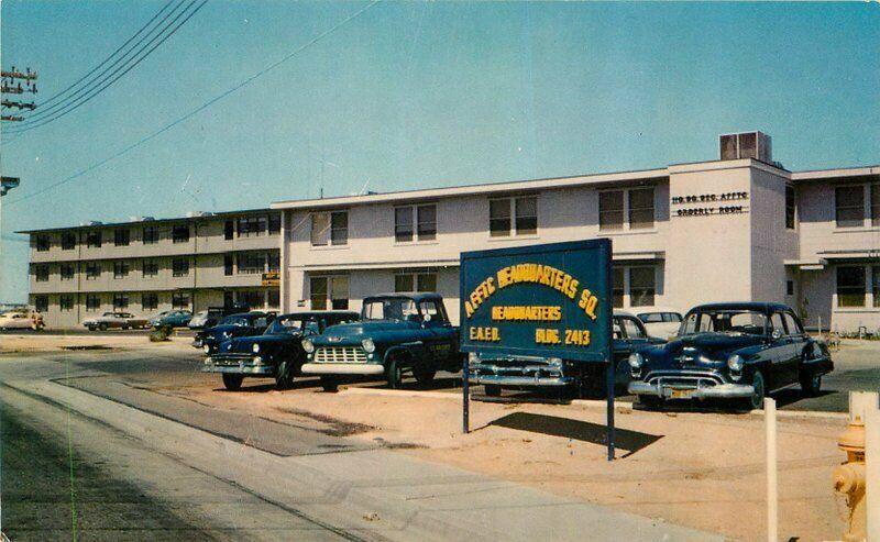 Air Force Flight Training Barracks Headquarters Squadron 1950s Postcard 3472