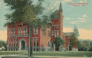 Lockport Union School - Lockport NY, New York - pm 1914 - DB