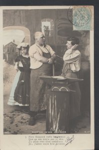 Blacksmith Postcard - Roman D'Un Ouvrier T1048