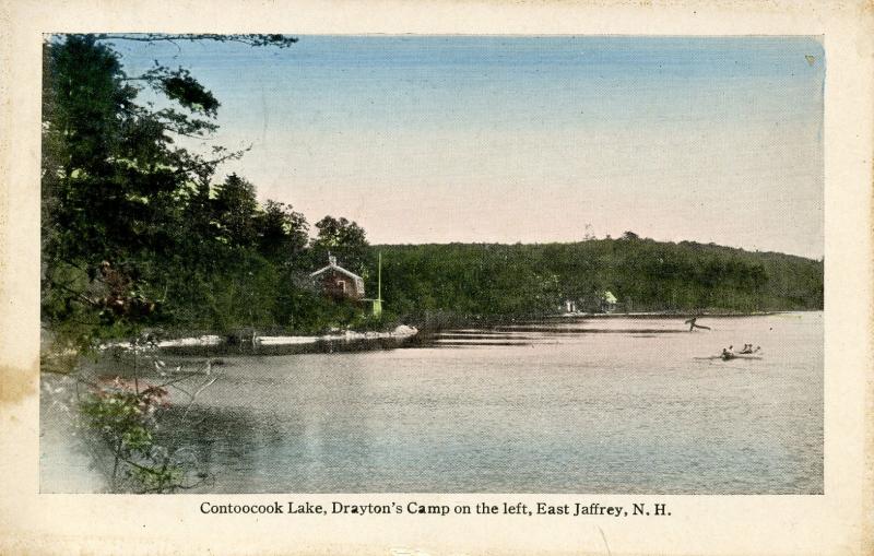 NH - East Jaffrey. Contoocook Lake, Drayton's Camp