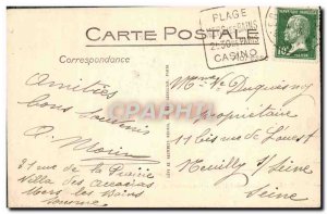 Old Postcard Mers Les Bains Vue Generale de la Plage