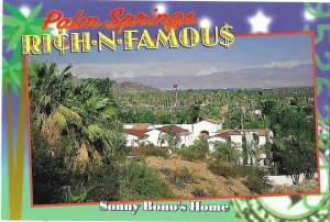 Palm Springs California Rich & Famous Sonny Bono's Home 4 by 6