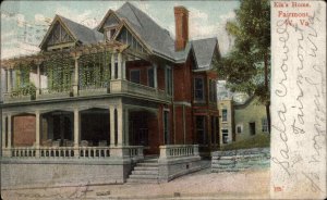 Fairmont West Virginia WV Elks Home c1910s Postcard