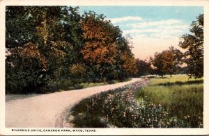 Texas Waco Cameron Park Riverside Drive Curteich