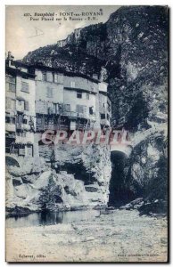 Old Postcard Dauphine Pont en Royans Pont Plicard on Bourne