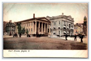 Court Houses Dayton Ohio OH UNP UDB Postcard I18