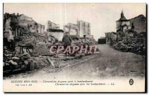 Old Postcard War Clermont in Argonne Argonne Clermont in Clermont after the b...