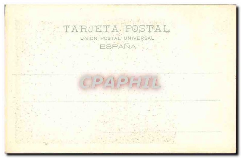 Postcard Old Velazquez El Bobo De Coria Nain