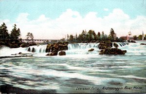 Maine Lewiston Falls Androscoggin River