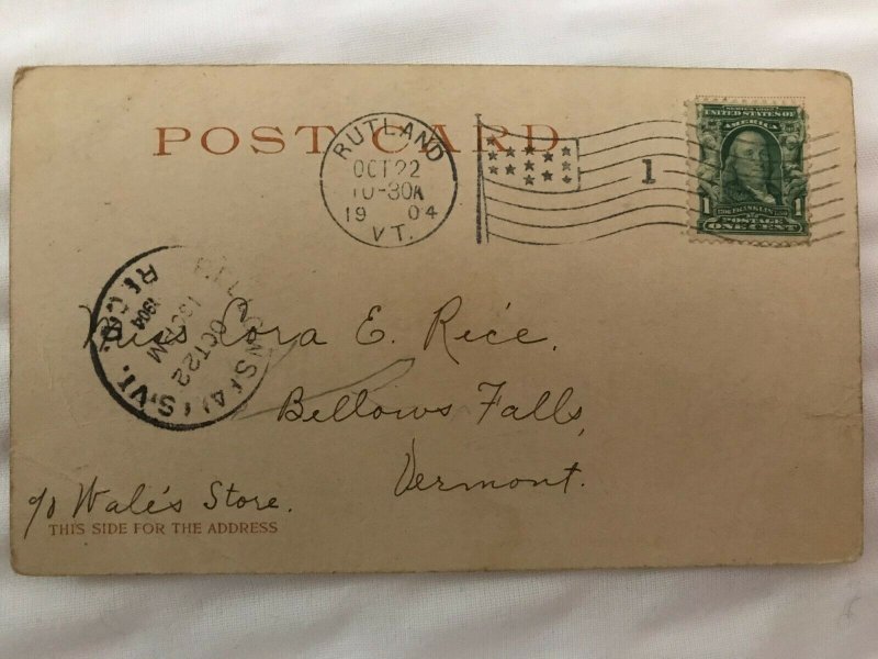 Vintage Postcard 1904 Marble Quarry Rutland Vermont United States