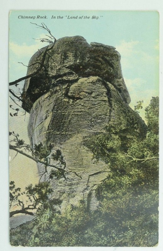 C. 1900-10 Chimney Rock State Park Rutherford County, NC Vintage Postcard F75