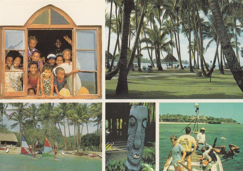 Fiji Yanuca Hotel Fijian Coral Coast Advertising Postcard