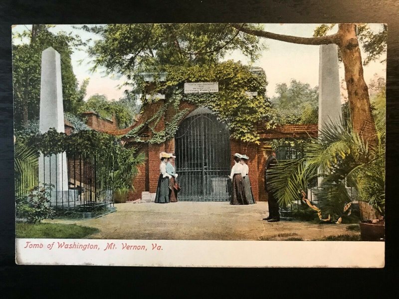 Vintage Postcard 1907-1915 Tomb of Washington Mt. Vernon VA