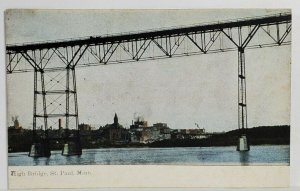 St Paul Minnesota High Bridge  Postcard T12