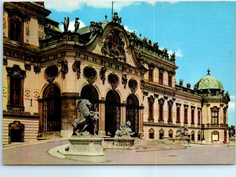 Postcard - Belvedere Palace - Vienna, Austria
