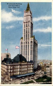New York City Woolworth Building and Post Office