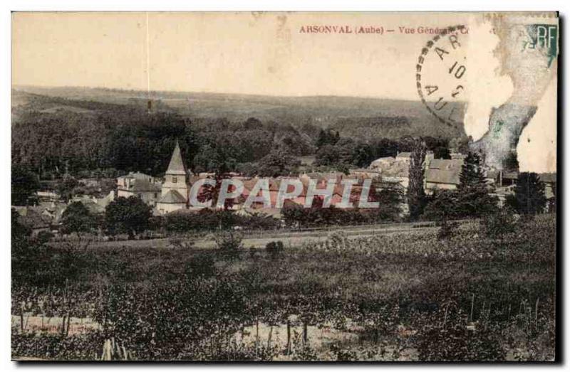 Arsonval - Vue Generale - Old Postcard