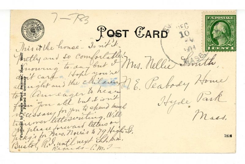 MA - Swansea. Rest House