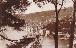 France Villefranche-Sur-Mer Travers Les Pins Real Photo