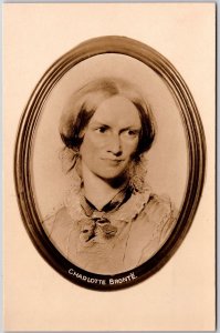 Woman In Victorian Society Charlotte Bronte Portrait Postcard