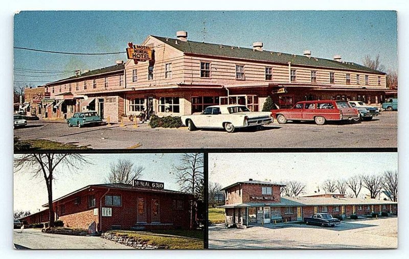 DES MOINES, IA Iowa ~ McNEAL H-WAY HOTEL-MOTEL c1960s Roadside Postcard