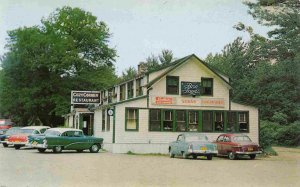 Cozy Corner Restaurant Cars Route 1 Wells Maine chrome postcard