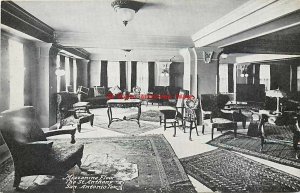 TX, San Antonio, Texas, Saint Anthony Hotel, Mezzanine Floor Interior View